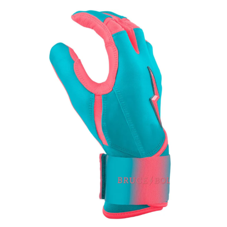 BRUCE BOLT ブルースボルト バッティンググローブ ショートカフ - Pink/Teal