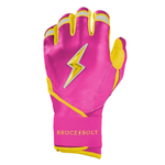 BRUCE BOLT ブルースボルト バッティンググローブ ロングカフ - Pink/Yellow