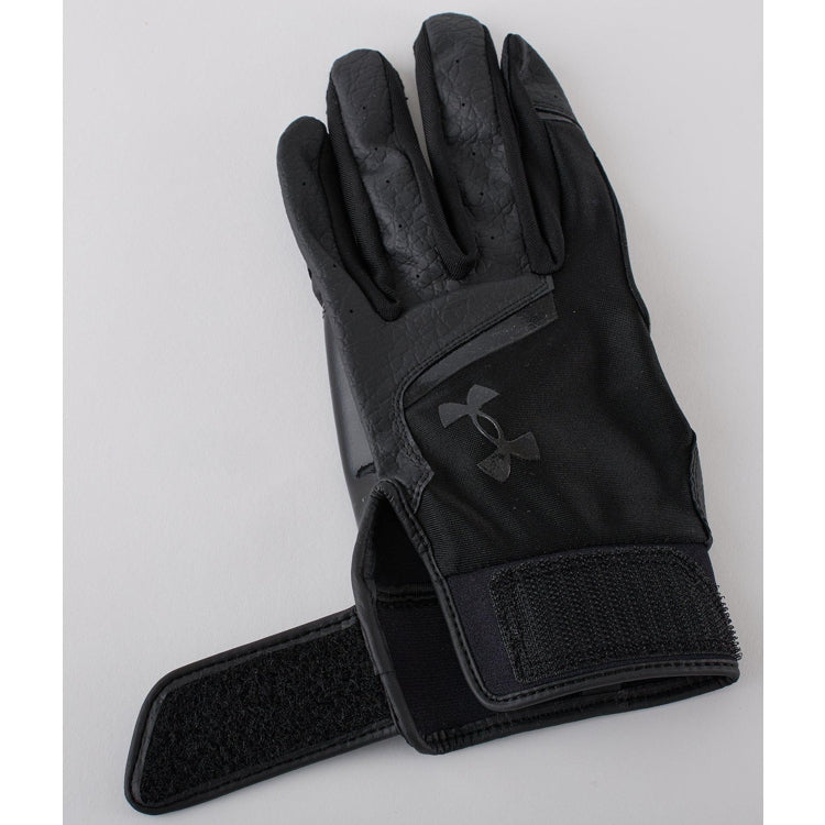 アンダーアーマー UNDER ARMOUR バッティンググローブ Black 一般 高校野球対応 1384746 -刺繍対応