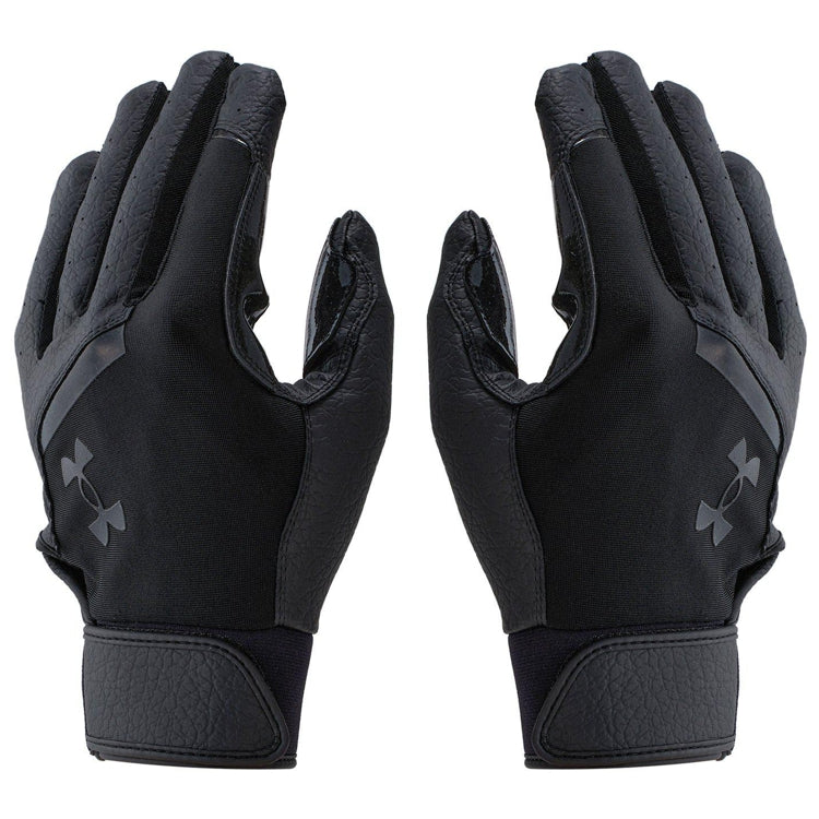 アンダーアーマー UNDER ARMOUR バッティンググローブ Black 一般 高校野球対応 1384746 -刺繍対応