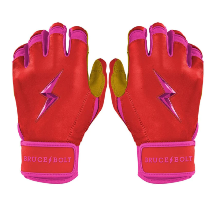 BRUCE BOLT ブルースボルト バッティンググローブ ショートカフ - Pink