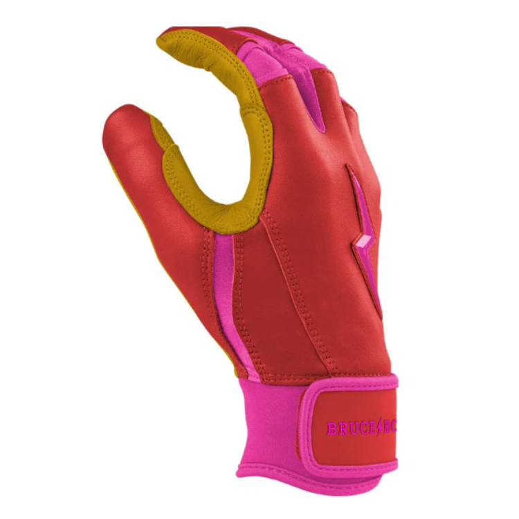 BRUCE BOLT ブルースボルト バッティンググローブ ショートカフ - Pink