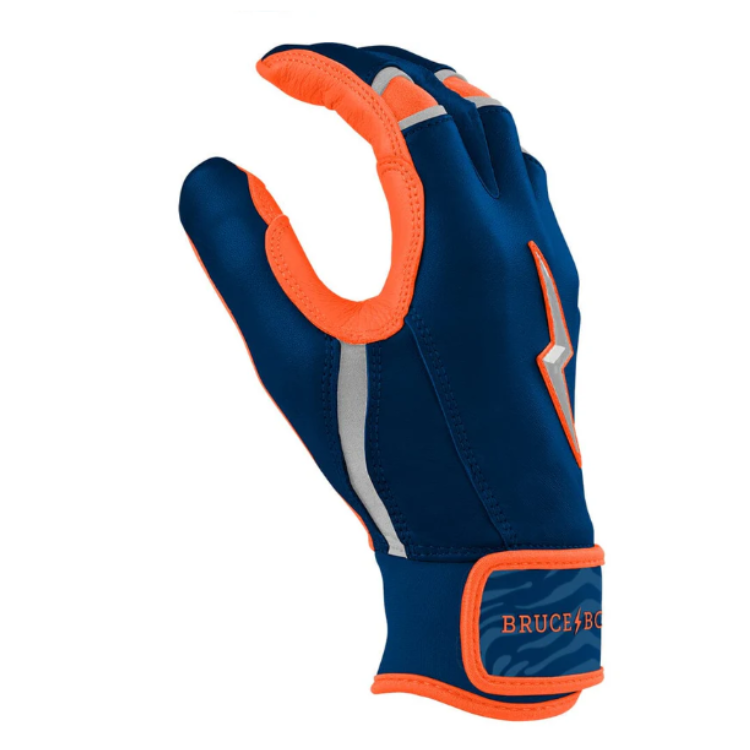 BRUCE BOLT ブルースボルト バッティンググローブ ショートカフ - Navy/Orange