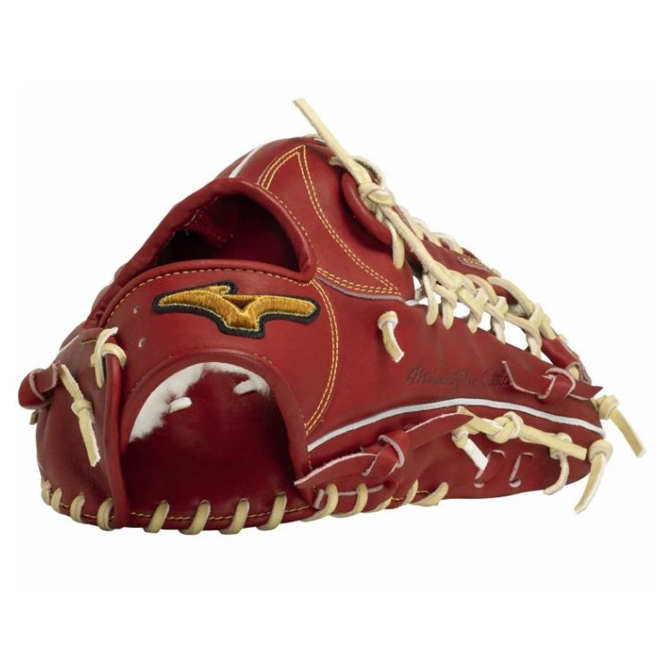 ミズノプロ MizunoPro 外野手用グローブ 軟式用グラブ ブロンド サイズ18N 大人用 1AJGR30007 - 刺繍対応