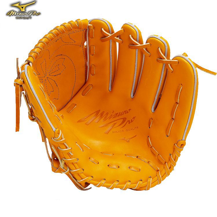ミズノプロ MizunoPro 硬式用グローブ スプレンディッドオレンジ 投手用グラブ サイズ11  1AJGH31201 - 刺繍対応