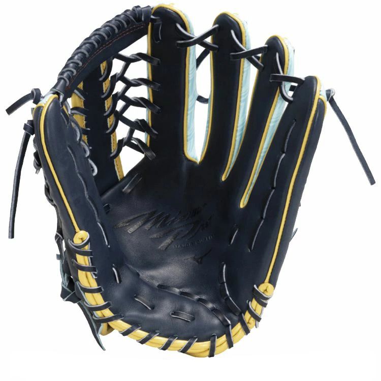 ミズノプロ MizunoPro 外野手用グローブ 軟式用グラブ  スカイブルー サイズ18N 大人用 1AJGR29107- 刺繍対応
