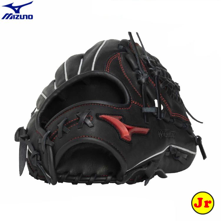 ミズノ Mizuno オールラウンド用グローブ 軟式用グラブ ラディッシュ サイズL 少年用 1AJGY34620 - 刺繍対応