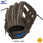 ミズノ Mizuno オールラウンド用グローブ 軟式用グラブ マホガニー サイズS 少年用 1AJGY34710 - 刺繍対応