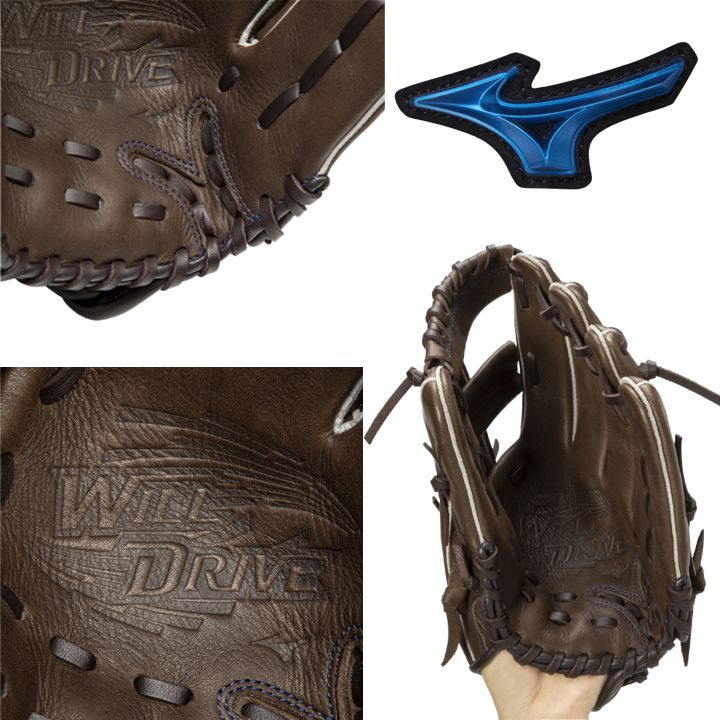 ミズノ Mizuno オールラウンド用グローブ 軟式用グラブ マホガニー サイズS 少年用 1AJGY34710 - 刺繍対応