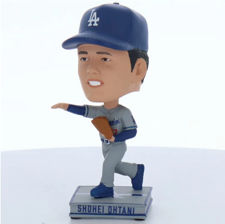 大谷翔平 ボブルヘッド人形 FOCO社製 4.5インチ - ビジター/ピッチャー