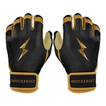 BRUCE BOLT ブルースボルト バッティンググローブ ショートカフ - Black/Gold