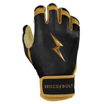 BRUCE BOLT ブルースボルト バッティンググローブ ショートカフ - Black/Gold