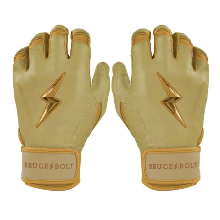 BRUCE BOLT ブルースボルト バッティンググローブ ショートカフ - Gold