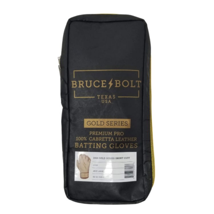 BRUCE BOLT ブルースボルト バッティンググローブ ショートカフ - Gold