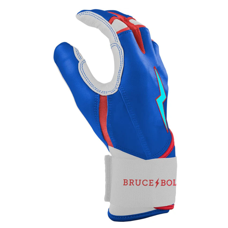 BRUCE BOLT ブルースボルト バッティンググローブ ショートカフ - Blue