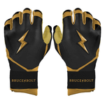 BRUCE BOLT ブルースボルト バッティンググローブ ショートカフ - Black/Gold