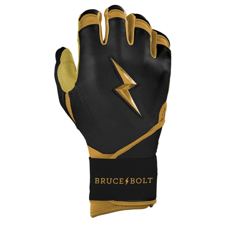 BRUCE BOLT ブルースボルト バッティンググローブ ショートカフ - Black/Gold