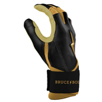 BRUCE BOLT ブルースボルト バッティンググローブ ショートカフ - Black/Gold