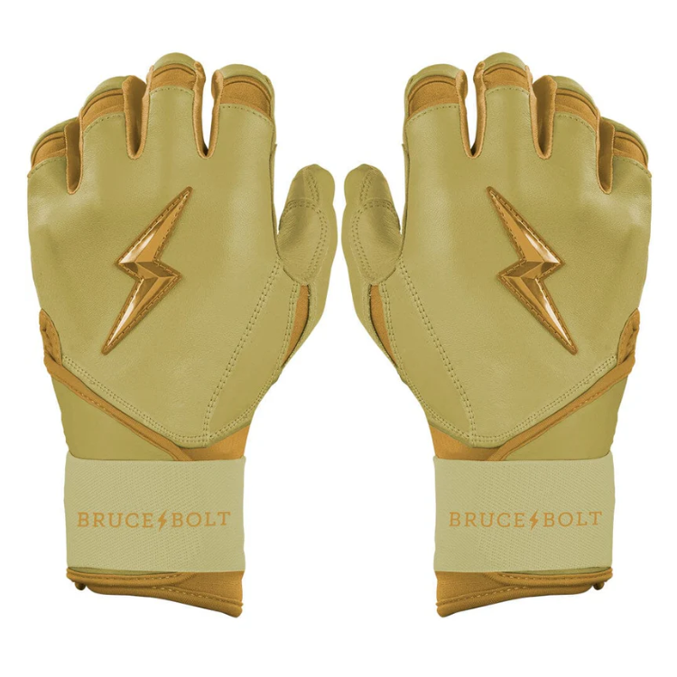 BRUCE BOLT ブルースボルト バッティンググローブ ショートカフ - Gold