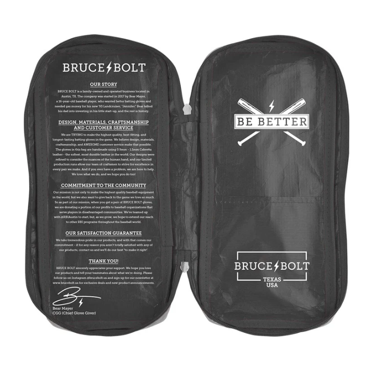 BRUCE BOLT ブルースボルト バッティンググローブ ショートカフ - Navy
