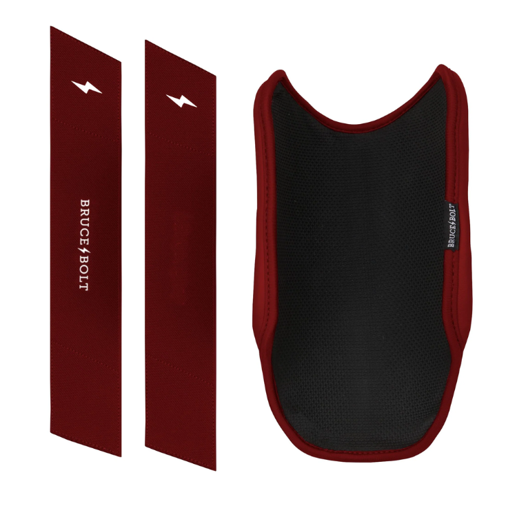BRUCE BOLT ブルースボルト エルボーガード 硬式軟式兼用 ダブルベルト - Original Maroon
