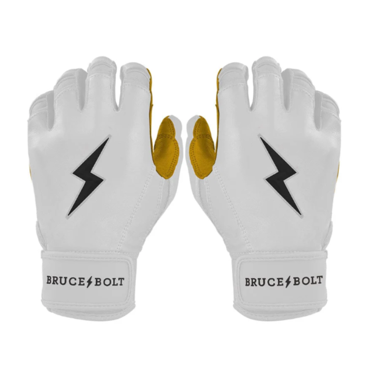 BRUCE BOLT ブルースボルト バッティンググローブ ショートカフ - White