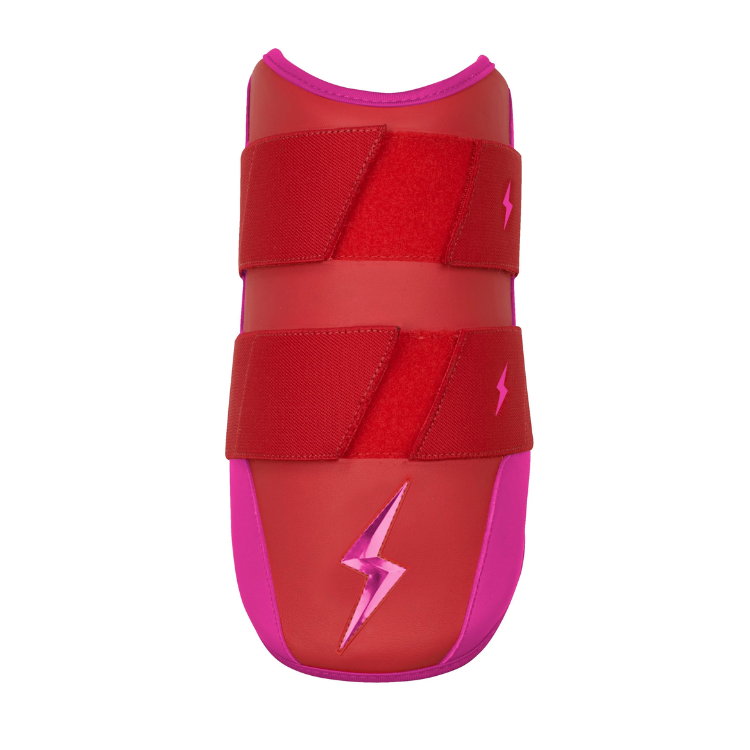 BRUCE BOLT ブルースボルト エルボーガード 硬式軟式兼用 ダブルベルト - Red/Pink