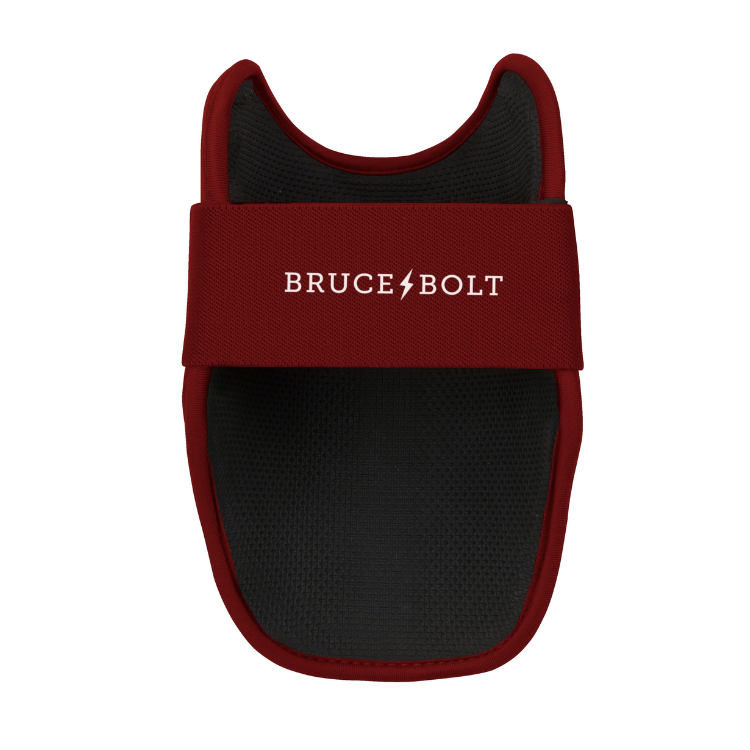 BRUCE BOLT ブルースボルト エルボーガード 硬式軟式兼用 シングルベルト - Original Maroon
