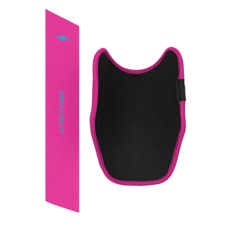 BRUCE BOLT ブルースボルト エルボーガード 硬式軟式兼用 シングルベルト - Blue/Pink