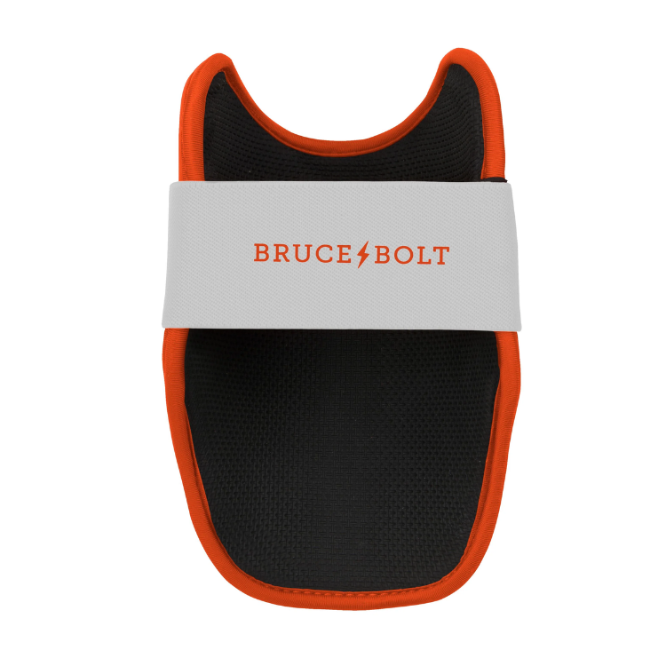 BRUCE BOLT ブルースボルト エルボーガード 硬式軟式兼用 シングルベルト - Chrome Orange