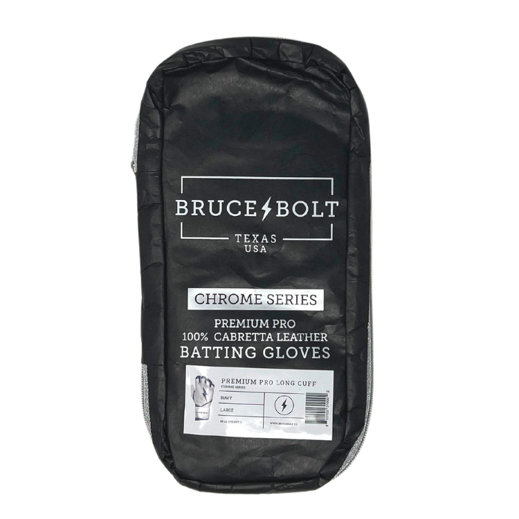 BRUCE BOLT ブルースボルト バッティンググローブ ロングカフ - Navy