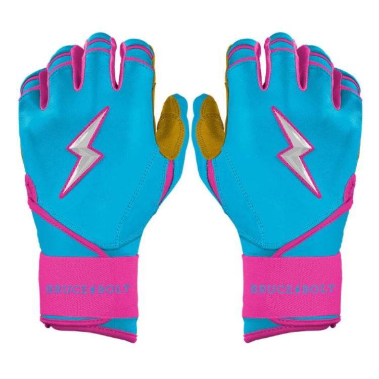 BRUCE BOLT ブルースボルト バッティンググローブ ロングカフ - Blue/Pink