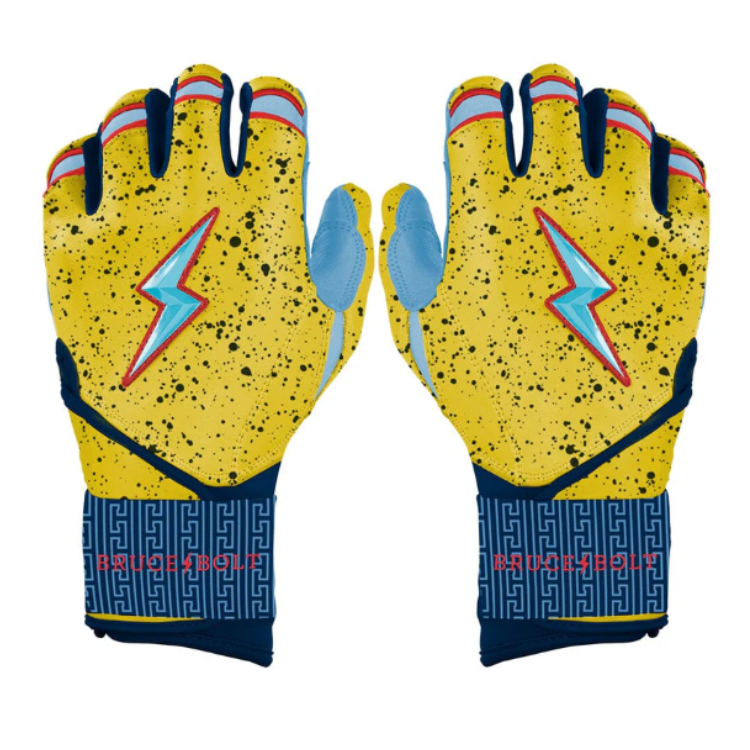 BRUCE BOLT ブルースボルト バッティンググローブ ショートカフ - Yellow