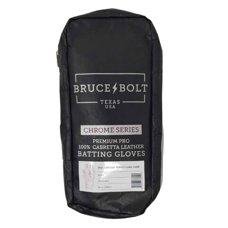 BRUCE BOLT ブルースボルト バッティンググローブ ロングカフ - White