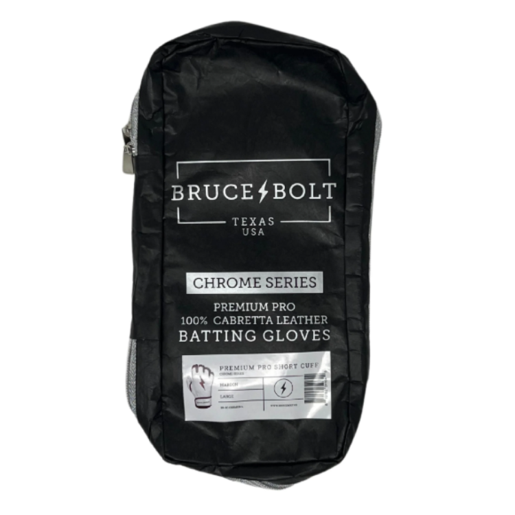 BRUCE BOLT ブルースボルト バッティンググローブ ショートカフ - Maroon