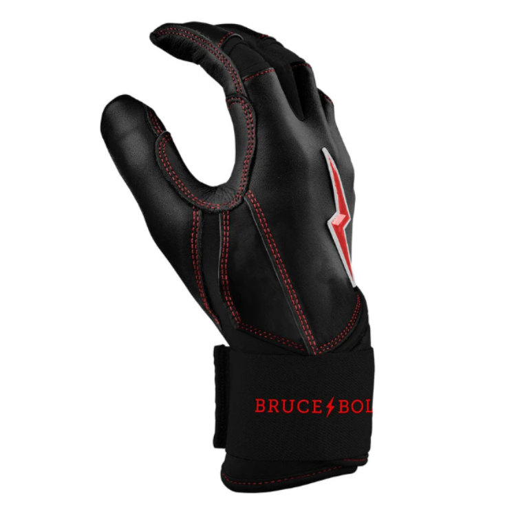 BRUCE BOLT ブルースボルト バッティンググローブ ロングカフ - Black
