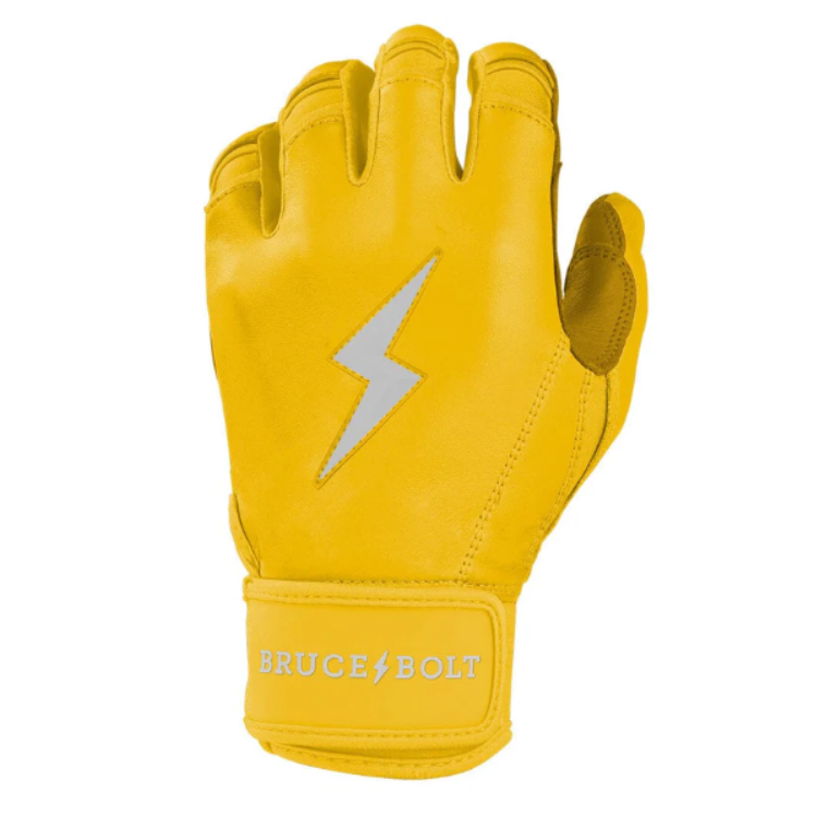 BRUCE BOLT ブルースボルト バッティンググローブ ショートカフ - Yellow