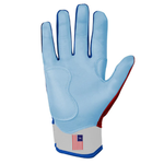 BRUCE BOLT ブルースボルト バッティンググローブ ショートカフ - Red/White/Blue