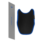 BRUCE BOLT ブルースボルト エルボーガード 硬式軟式兼用 シングルベルト - Grey/Royal Blue