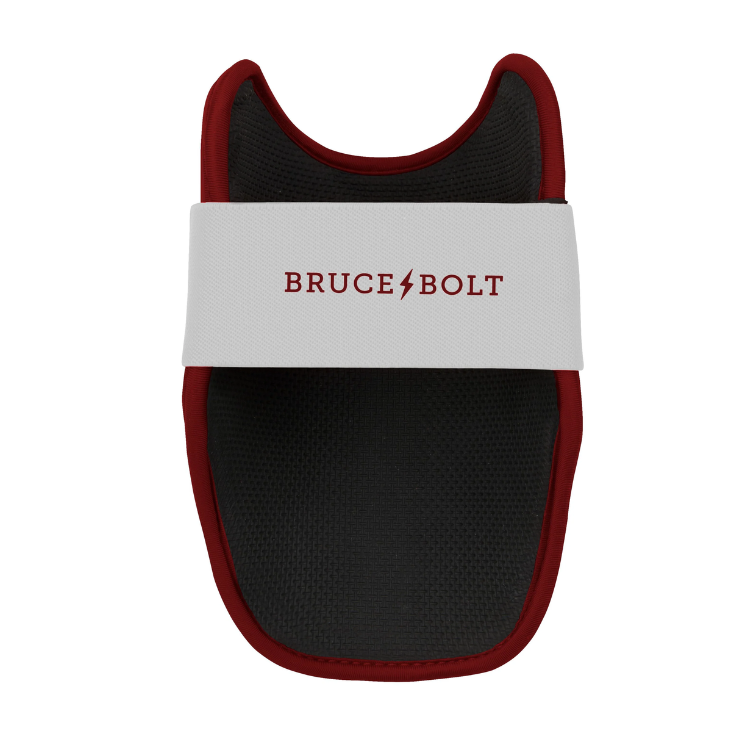 BRUCE BOLT ブルースボルト エルボーガード 硬式軟式兼用 シングルベルト - Chrome Maroon