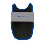 BRUCE BOLT ブルースボルト エルボーガード 硬式軟式兼用 シングルベルト - Grey/Royal Blue