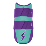 BRUCE BOLT ブルースボルト エルボーガード 硬式軟式兼用 ダブルベルト - Teal/Purple