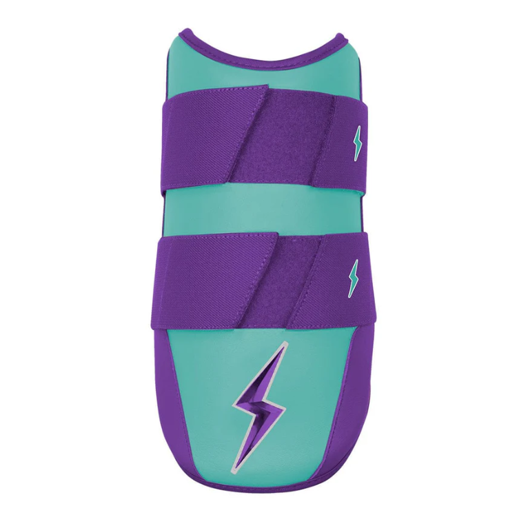 BRUCE BOLT ブルースボルト エルボーガード 硬式軟式兼用 ダブルベルト - Teal/Purple