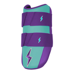 BRUCE BOLT ブルースボルト エルボーガード 硬式軟式兼用 ダブルベルト - Teal/Purple