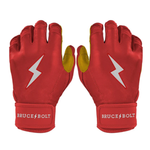 BRUCE BOLT ブルースボルト バッティンググローブ ショートカフ - Red