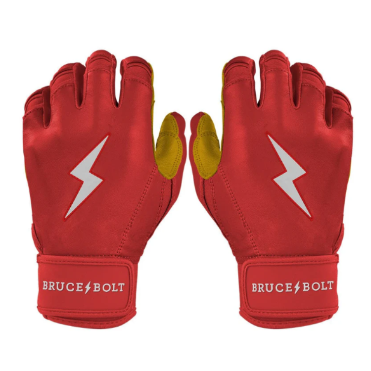 BRUCE BOLT ブルースボルト バッティンググローブ ショートカフ - Red