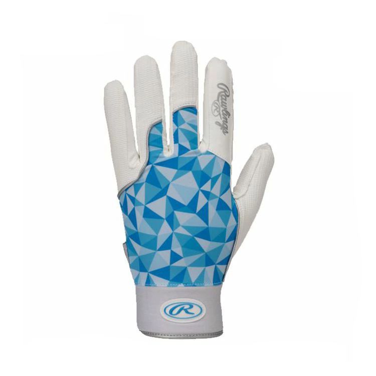 ローリングス Rawlings 守備手袋 ホワイト×サックス 左投げ用 一般 ジュニア EFG25S01 -刺繍対応