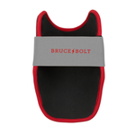 BRUCE BOLT ブルースボルト エルボーガード 硬式軟式兼用 シングルベルト - Grey/Red