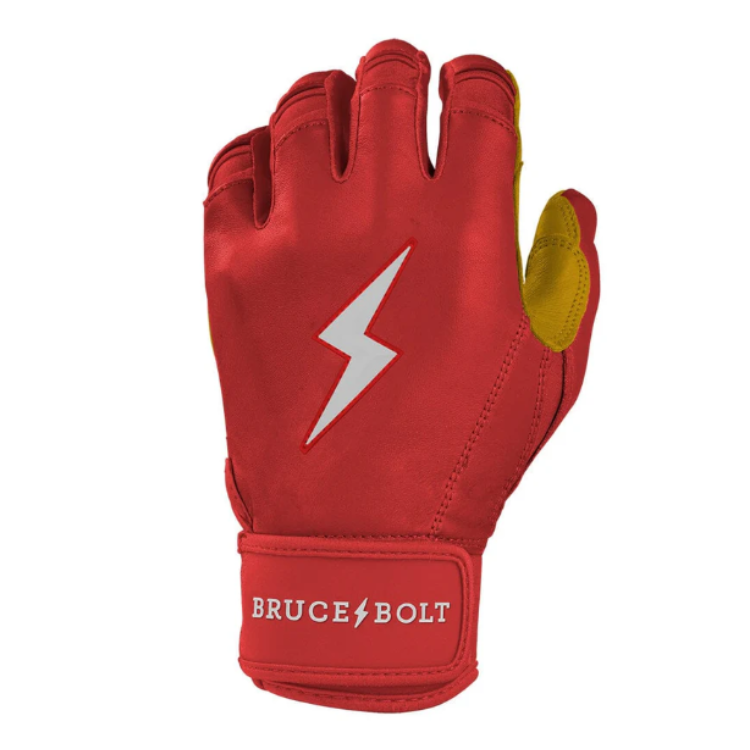 BRUCE BOLT ブルースボルト バッティンググローブ ショートカフ - Red