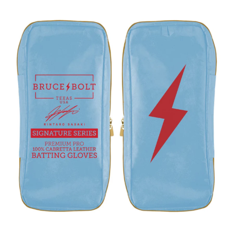 BRUCE BOLT ブルースボルト バッティンググローブ ロングカフ - White/Red/Gold